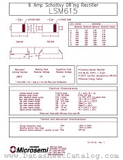 LSM615 datasheet pdf Microsemi