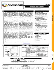 LX2201CLQ-TR datasheet pdf Microsemi