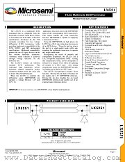 LX5251CPWT datasheet pdf Microsemi