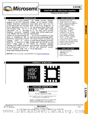 LX5506LQ datasheet pdf Microsemi