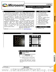 LX5510CLQ datasheet pdf Microsemi