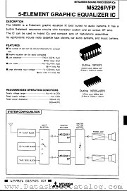 M5226P datasheet pdf Mitsubishi Electric Corporation