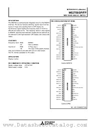 M52758AP datasheet pdf Mitsubishi Electric Corporation