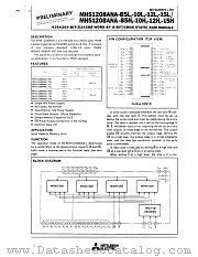 MH51208ANA-15L datasheet pdf Mitsubishi Electric Corporation