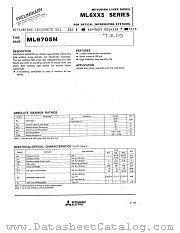 ML6705N datasheet pdf Mitsubishi Electric Corporation