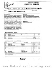 ML9702 datasheet pdf Mitsubishi Electric Corporation
