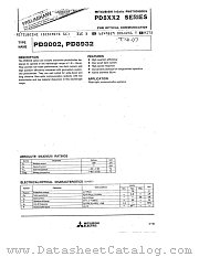 PD8002 datasheet pdf Mitsubishi Electric Corporation