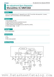 MM1068XS datasheet pdf Mitsumi Electric