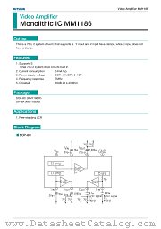 MM1186XS datasheet pdf Mitsumi Electric