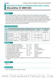 MM1293A datasheet pdf Mitsumi Electric