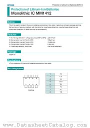 MM1412 datasheet pdf Mitsumi Electric