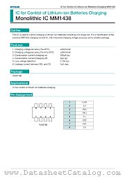 MM1438 datasheet pdf Mitsumi Electric