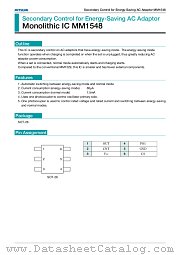 MM1548 datasheet pdf Mitsumi Electric