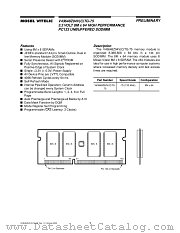 V43648Z04VTG-75 datasheet pdf Mosel Vitelic Corp