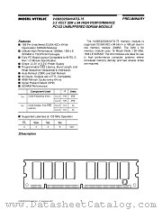 V436532Z04VATG-75 datasheet pdf Mosel Vitelic Corp