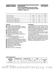 V54C365164VC-8PCT datasheet pdf Mosel Vitelic Corp