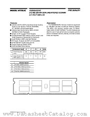 V826664G24SXSG-B1 datasheet pdf Mosel Vitelic Corp