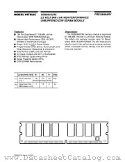 V826664K24SXTG-B1 datasheet pdf Mosel Vitelic Corp
