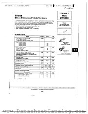 2N5441 datasheet pdf Motorola