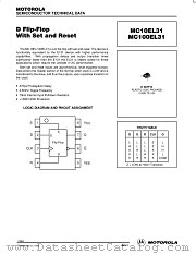 MC100EL31D datasheet pdf Motorola