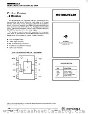 MC100LVEL32 datasheet pdf Motorola