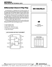 MC100LVEL51 datasheet pdf Motorola