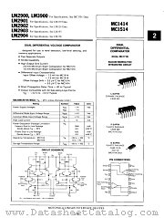 MC1414P datasheet pdf Motorola