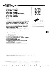 MC145034DW datasheet pdf Motorola