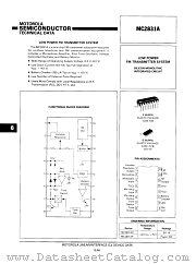 MC2831AP datasheet pdf Motorola