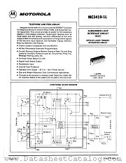 MC3419-1L datasheet pdf Motorola