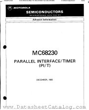 MC68230L8 datasheet pdf Motorola