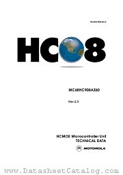 MC68HC908AZ60CFU datasheet pdf Motorola