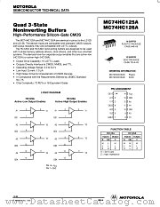 MC74HC126AD datasheet pdf Motorola