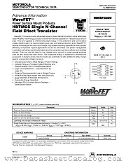 MMSF3300R2 datasheet pdf Motorola