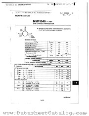 MMT3546 datasheet pdf Motorola