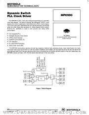 MPC993FA datasheet pdf Motorola