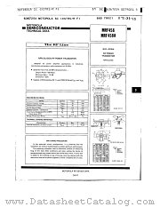MRF458A datasheet pdf Motorola