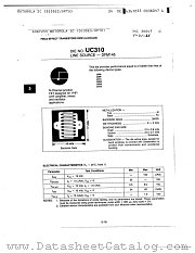 UC310 datasheet pdf Motorola
