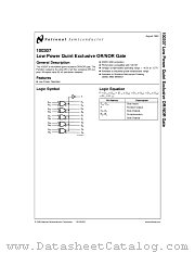 100307MW8 datasheet pdf National Semiconductor