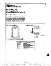 54170FMQB datasheet pdf National Semiconductor