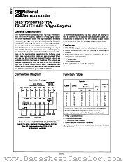 DM74LS173AN datasheet pdf National Semiconductor