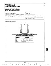 DM74LS490N datasheet pdf National Semiconductor