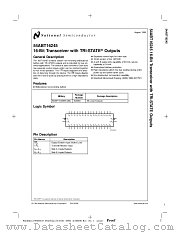 5962-9317502QXA datasheet pdf National Semiconductor