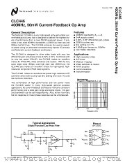 CLC446MDC datasheet pdf National Semiconductor