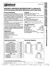 ADC08234CIJ datasheet pdf National Semiconductor