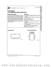 CGS74B2525N datasheet pdf National Semiconductor