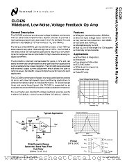 CLC426AJP datasheet pdf National Semiconductor