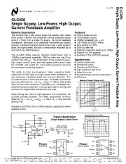 CLC450AJE-TR13 datasheet pdf National Semiconductor