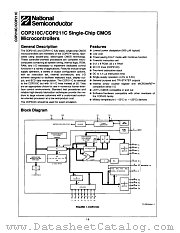 COP210C-WM datasheet pdf National Semiconductor
