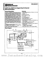COP314L-WM datasheet pdf National Semiconductor